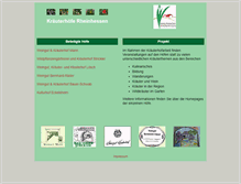 Tablet Screenshot of kraeuterhoefe.de